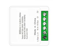 Ejoyous Interrupteur d'éclairage Intelligent PCV WiFi Interrupteur d'éclairage 16A APP Télécommande Planification Restauration de l'alimentation pour l'éclairage et les Appareils électroménagers