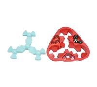 Ejoyous Jeu de Flipper Rotatif, Jouet en Planche de Perles ABS avec Base, Poignée Incurvée pour Soulager Le Stress, Entraînement à la Concentration et Jeu Pratique pour Enfants et Adultes, Fête au