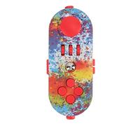 Ejoyous Jouet Fidget, Pad de Contrôleur de Jeu Fidget avec 13 Méthodes de Jeu Protables Protable Un Jouet EDC Sensoriel d'anxiété Légère pour Réduire (11 Couleur des Graffitis)