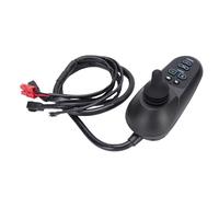 Ejoyous Joystick de Contrôleur de Chaise électrique, Contrôleur de Joystick de Fauteuil Roulant en Alliage d'aluminium en Caoutchouc ABS 50A DC24V à Bascule avec Connecteur de Frein Magnétique pour