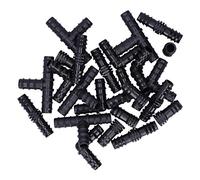 Ejoyous Kit d'adaptation d'irrigation 24pcs Drip Barbed Connector Set pour 1/2 Tubes avec Conception ABS Plastic-Fuite Design Facile Installation Greenhouses Green