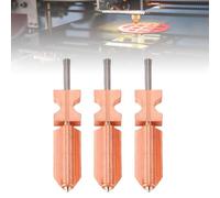 Ejoyous Kit de Buse Hotend pour Imprimante 3D AD5X, 3PCS 0.25MM 0.4MM 0.6MM Buse 3D en Métal Amovible Rapide Pièces D'imprimante pour AD5X