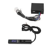 Ejoyous Kit de Contrôle de Turbo Minuterie, Régulateur de Turbo, Temporisateur de Refroidissement, Affichage LED Numérique, Compte à Rebours Automatique, Tension du Capteur O2, 144 (BLUE)