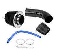 Ejoyous Kit de filtre à air sport universel 76 mm pour voiture - Système d'admission d'air universel en fibre de carbone avec tuyau