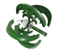 Ejoyous Kit de Générateur d'éolienne 12 V 24 V Générateur d'éolienne Verticale avec 5 Pales à Aimant Permanent triphasé pour la Surveillance Marine à Domicile Réverbère (200W)