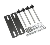 Ejoyous Kit de Montage de Planche de Traction, Supports Réglables en Acier pour Pistes de Récupération de 4,72 à 6,69 Pouces, Solution de Montage de Véhicule Tout-terrain (BLACK)