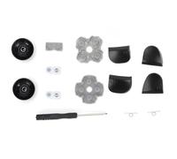 Ejoyous Kit de Remplacement de Contrôleur, Silicone ABS, Ensemble de Remplacement Facile à Installer pour les Utilisateurs de Console avec Coussinets Conducteurs et Capuchons de Touches