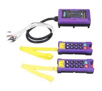 Ejoyous Kit de Télécommande de Grue sans Fil Industrielle, Palan électrique en Nylon, émetteur-récepteur IP67, Portée de 300 M, Double Vitesse pour Grues, Convoyeurs, Machines d'extraction de