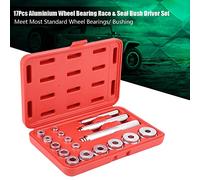 Ejoyous Kit d'outils de Course pour Roulements de Roues, 17 Pièces, Ensemble de Pilotes en Aluminium Robuste pour Voitures et Camions avec 14 Adaptateurs et étui de Transport Facile