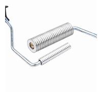 Ejoyous Kit D'outils en Fibre de Verre, 3 Têtes de Rouleau à Dents de | Construction de poignée ABS en alliage d\'aluminium, nivellement et compactage de la résine, perforation des ampoules,