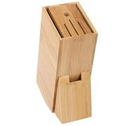 Ejoyous Knife Block Universal, Inclined Knife Holder Without Knives Multifunctional Organizer Rack with Angled Slot Edges, for Various Knives Keep Kitchen Neat