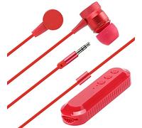 Ejoyous Lavalier Casque Bluetooth, Rouge 73g | Connexion Stable à clipser, haut-parleur 45mAh 8mm, plastique ABS, vêtements de sport de bureau