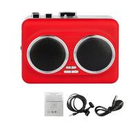 Ejoyous Lecteur de Cassettes Portable Lecteur de Cassettes Stéréo ABS Convertisseur MP3 USB2.0 Prise 3,5 Mm Inversion Automatique Double Alimentation pour Collectionneurs de Musique à Domicile de