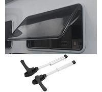 Ejoyous Lève-vitre pour Caravanes, 2 Pièces Tige de Support D'affichage de Fenêtre, Caravane, Réglable en Continu, 18-23 Cm, Tige de Support de Fenêtre RV, pour Ouvrir et Fermer Les
