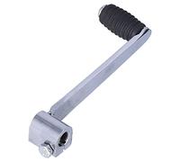 Ejoyous Levier de Changement de Vitesse de Moto de 11 Mm, Remplacement de Levier de Vitesse en Alliage d'acier 154 Mm avec Pédale en Caoutchouc, Conception à 90 Degrés pour XR50 XR70 XR100 CRF50