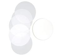 Ejoyous Lot de 100 Films Protecteurs de Badges en PVC Transparent pour Boutons à épingles et Aimants de Réfrigérateur, Finition Visible, Affichage Facile des œuvres d'art pour les étudiants