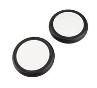 Ejoyous Lot de 2 Roues de Poussette pour bébé, Remplacement en Alliage de Caoutchouc pour Poussette Yoya, Conception de Rotation à 360°, Diamètre de 5,1 Pouces, Convient aux Modèles (Une paire de