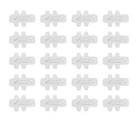 Ejoyous Lot de 20 Cartes de Cage pour Lapins, en Tôle Galvanisée pour Cage pour Animaux de Compagnie 6 X 4,5 Cm, Installation Rapide, Utilisation Compacte sur la Porte de la et Le Support