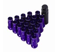 Ejoyous Lot de 20 écrous de roue en métal M12 x 1,25, solides et inoxydables, pour et plus encore (violet)