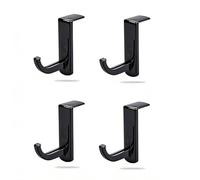 Ejoyous Lot de 4 Crochets pour Casque D'écoute, Support de Casque pour écran D'ordinateur avec Adhésif Puissant, Accessoires de Bureau de Jeu Multifonctionnels Compacts pour écouteurs