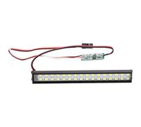 Ejoyous Lumière de Toit de Voiture RC, Barre de Lumière LED de Voiture RC Double Rangées de 32pcs Perles de Lampe LED Lumière de Toit Télécommandée, pour Red Cat Traxxas Amiya Hpi Axle