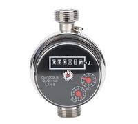 Ejoyous LXH 8 Compteur d'eau Compteur d'eau à Distance ABS et Conception de Piston Volumétrique en Acier Inoxydable 304 15 Mm T30 86F Lecture Claire pour Une Utilisation Domestique de l'eau Potable