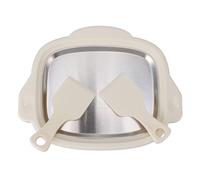 Ejoyous Machine à Crème Glacée avec 2 Spatules, Plaque à Glace, Rouleaux de Crème Glacée, Machine à Roulée pour Maison, Rouleaux de DIY, Plaque en (WHITE)