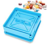 Ejoyous Machine de Remplissage de Capsules de Taille 0, 100 Trous Remplisseur Manuel de Capsules Gélules Vides Taille Idéales pour Gélatine Capsules Végétales Vitamines 0#