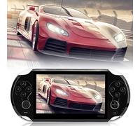 Ejoyous Manette de Jeu Portable, Console de Jeu ABS avec Grand écran 5,1 Pouces, Double Joystick, Mémoire 8 Go, Batterie 1200 MAh, Prend en Charge Les Jeux 32 Bits pour Les Joueurs de Divertissement