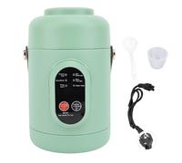Ejoyous Marmite électrique Portable, Mini Cuiseur à Riz 500 W avec Fonction de Chaleur Automatique, Marmite en Acier Inoxydable de 800 Ml, avec Minuterie et Fonctionnement Silenci (Prise UE 220V)