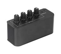 Ejoyous Mélangeur de Son Stéréo, Mini Mélangeur en Alliage d'aluminium avec Entrée 4 Canaux et Commandes de Volume Séparées pour une Utilisation à la Maison et en Studio