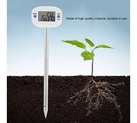 Ejoyous Mémètre d'humidité du Sol, Testeur d'humidité à Température Portable avec Affichage LCD de Sonde, Conducteur ' des Jardiniers pour Une Lecture Précise, Fonction de Mémoire Pratique,