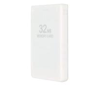 Ejoyous Memory Card, 32MB pour FMCB et les Jeux (WHITE) | Capacité de stockage de 32 Mo, Plug and Play externe, console fine et standard, corps en plastique ABS, solution de