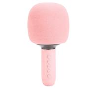Ejoyous Microphone karaoké Bluetooth, Portable sans Fil avec Réduction Vocale et Lumières RVB pour Cadeau de Fête pour Enfants (Pink)