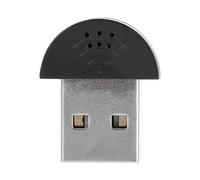 Ejoyous Microphone Super Mi Ni USB 2.0, Omnirectional Noise -Conation -mikrophone avec Une sensibilité élevée et Un Jeu de Jeu de Fiche pour Les Jeux D'enregistrement PC Mac Skype (Black)