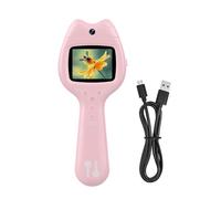 Ejoyous Microscope pour Enfants, Microscope Portatif avec écran de 2,0 Pouces, Grossissement 1600X, Enregistrement Photo Vidéo HD, Jouet Scientifique Numérique en Silicone PC ABS pour l'exploration
