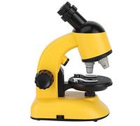 Ejoyous Microscope pour Enfants Microscope pour Enfants en Plastique 40X 1200X avec Tête Rotative à 360 ° Lumière LED Oculaires 10X 20X pour Les Débutants Apprentissage Scientifique en Classe à