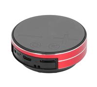 Ejoyous Mini Haut-Parleur à Conduction Osseuse Haut-Parleur Bluetooth en Alliage d'aluminium 800 MAh Véritable Couplage Stéréo Ventouse Forte pour Salle de Bain Douche Voyage en Plein Air (Rouge)