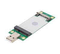 Ejoyous Mini PCI-E vers USB Riser Card, Adaptateur de Test WWAN | Débogage de modules 3G 4G, PCB à 4 trous de vis, Bus USB 2.0, test d\'équipement de télécommunication, utilisation