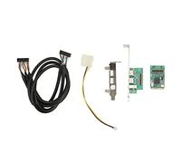 Ejoyous Mini PCIe 1394b Carte, 1x 1394a 2X 1394b | TI XIO2213 Firewire , transfert de données 800 Mbps, montage vidéo de caméra DV, connexion HDD DVD, large compatibilité OS