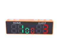 Ejoyous Mini Tableau de Bord Numérique, Tableau de Bord Portable en ABS avec Affichage LED à 6 Chiffres, Score de 0 à 99 et Point de Jeu de 0 à 9, Rechargeable par USB C pour Les Jeux de société et