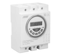 Ejoyous Minuterie, Interrupteur de Minuterie d'alimentation Programmable Ignifuge PC 16A, 18 Réglages Marche/arrêt, Contrôle 7 Jours sur 24 Heures, pour Pompe à Eau, Lumières de Piscine, Aquariums