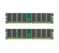 Ejoyous Module de Mémoire, Module de Mémoire de Bureau PCB DDR 1 Go PC2100 184 Broches 226 MHz, Double Face 16 Grains, Dissipation Thermique Stable pour Les Utilisateurs de Mise à Niveau de Bureau