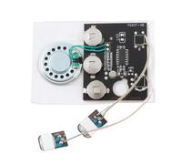 Ejoyous Module Sonore Enregistrable 27s, Puce d'enregistrement Vocal Compacte avec Haut-Parleur pour Cartes de Vœux, Gâteaux et Cadeaux DIY (Version rallonge)