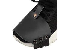 Ejoyous Motorcycle Shoe Protector Cover Motorcycle Guard Chaussures Boots Protector PU Material Lacet Elastic for Boots Chaussures avec Design Durable (Black)