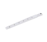 Ejoyous Outil de Mesure de Largeur en Acier Inoxydable, Jauge Conique, Précision de 0,4 à 6 Mm, échelle Gravée de 0,05 Mm pour le Soudage, la Construction, les Chemins de Fer, l'inspection des