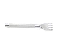 Ejoyous Outil de Poinçonnage à Dents, Ensemble de Ciseaux à Laçage en Acier Rapide, 1, 2, 4, 6 Dents, Espacement de 3 Mm, Perforateurs pour Trous en Cuir pour le Poinçonnage du Cuir, Couture à la (4