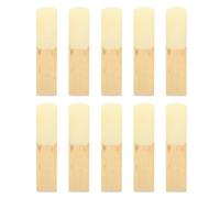 Ejoyous Pack de 10 Anches de Saxophone Alto, Anches de Saxophone Alto de Clarinette Sib de de Clarinette pour Débutants (Force 2,5)