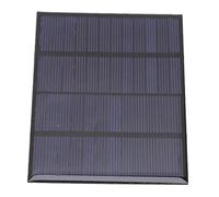 Ejoyous Panneau Solaire 12 V 1,5 W, Panneau de Chargeur Solaire époxy en Polysilicium, Module de Bricolage Léger à Haute Conversion pour Lanternes de Camping, Jouets, Lumières et Projets Scientifiques