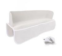 Ejoyous Pare-éclaboussures de Baignoire, étagère de Baignoire pour Enfants, étagère de Jeu, Plateau de Baignoire, Ventouses Intégrées en Silicone avec 4 Poches en Filet pour Tout-Petits